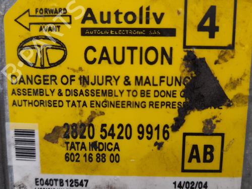 ECU airbags TATA INDIGO MARINA (4_V2)  | BP12855234M53 
