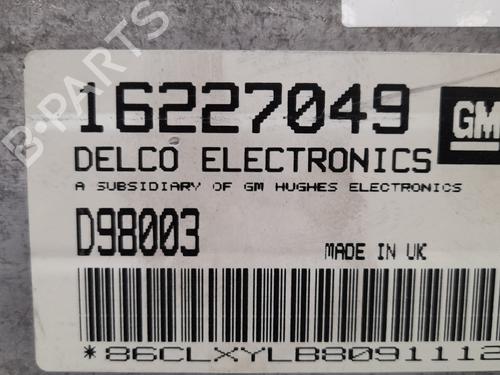 Engine control unit (ECU) OPEL ASTRA G Hatchback (T98) 1.6 (F08, F48) | BP12784056M57 
