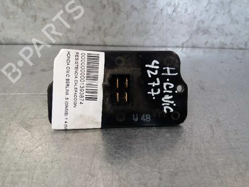 Used Heater resistor HONDA CIVIC VI Hatchback (EJ, EK) 1.4 i S (EJ9) (90 hp) 12705006