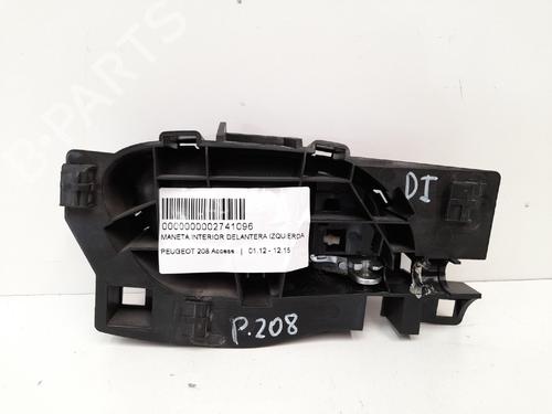Front left interior door handle PEUGEOT 208 I (CA_, CC_) 1.4 HDi | BP12774981I13 