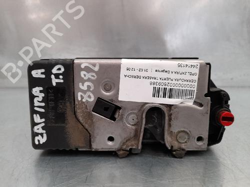 Rear right lock OPEL ZAFIRA A MPV (T98) 2.2 DTI 16V (F75) | BP12768842C99 