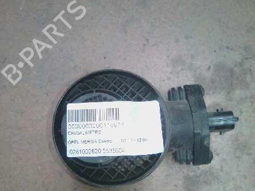 Used Mass air flow sensor OPEL MERIVA A MPV (X03) 1.3 CDTI (E75) (69 hp) 12689905