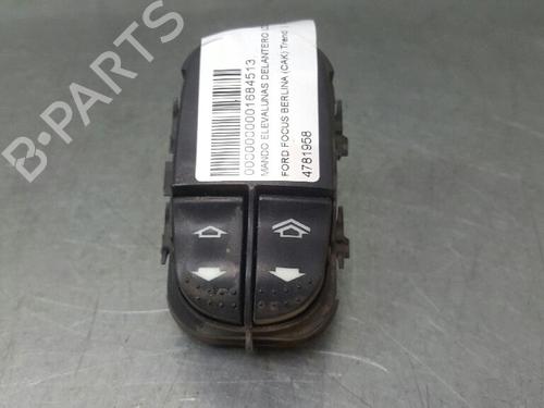 Used Left front window switch FORD FOCUS I (DAW, DBW) 1.6 16V (100 hp) 12716901