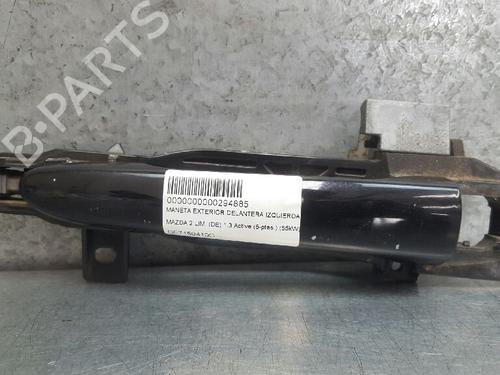 Used Front left exterior door handle MAZDA 2 (DE_, DH_) 1.3 (DE3FS) (75 hp) 12783704