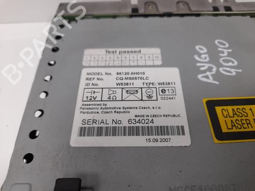 Radio TOYOTA AYGO (_B1_) 1.0 (KGB10_, KGB10R) | BP12777962E6 
