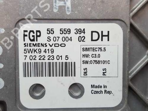 Engine control unit (ECU) OPEL ASTRA H (A04) 1.6 (L48) | BP12744947M57 