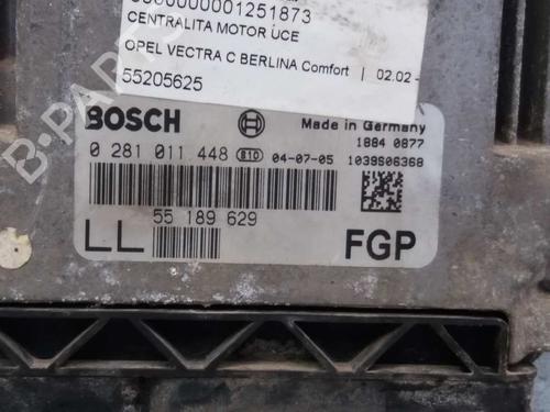 Engine control unit (ECU) OPEL VECTRA C (Z02) 1.9 CDTI (F69) | BP12698899M57 