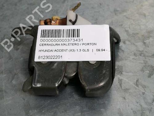 Used Tailgate lock HYUNDAI ACCENT I (X-3) 1.3 (60 hp) 12795040