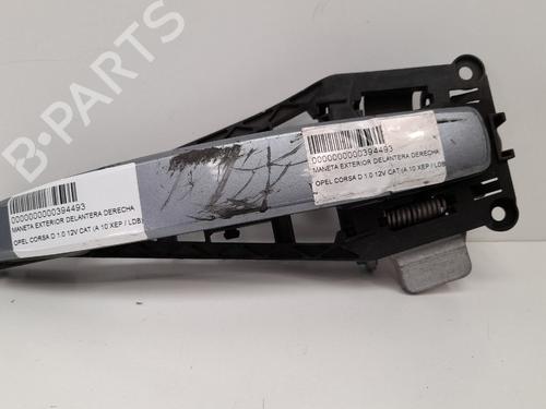 Used Front right exterior door handle OPEL CORSA D (S07) 1.0 (L08, L68) (65 hp) 12798069