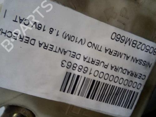 Used Front right lock NISSAN ALMERA TINO (V10) [1998-2006]  12717082