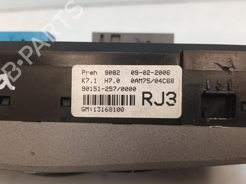 Climate control OPEL ZAFIRA / ZAFIRA FAMILY B (A05)  | BP27576486I5 