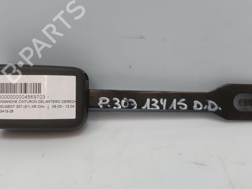 Used Seat buckle Seat buckle PEUGEOT 307 (3A/C) 2.0 HDi 90 (90 hp) 34375791 34375791