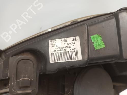 Right headlight OPEL COMBO Box Body/MPV (X12) 1.3 CDTI (B05) | BP19112441C29 