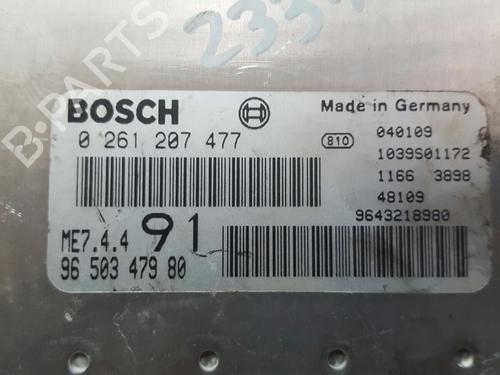 Engine control unit (ECU) PEUGEOT 206 Hatchback (2A/C) 1.6 16V | BP12812524M57 