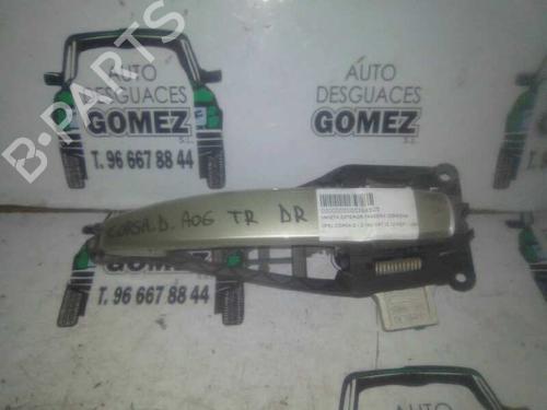 Used Rear right exterior door handle OPEL CORSA D (S07) 1.2 (L08, L68) (86 hp) 12798081