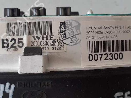 Instrument cluster HYUNDAI SANTA FÉ I (SM)  | BP12932011C47 
