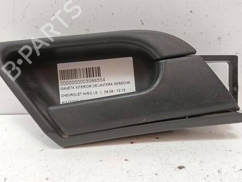 Used Front right interior door handle CHEVROLET AVEO / KALOS Saloon (T250, T255) [2005-2025]  13756118
