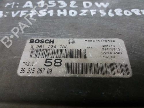 Engine control unit (ECU) CITROËN SAXO (S0, S1) 1.1 X, SX | BP12794830M57 