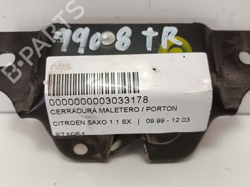 Tailgate lock CITROËN SAXO (S0, S1) 1.1 X, SX | BP12786275C101 