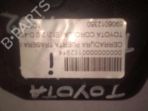 Rear left lock TOYOTA COROLLA (_E12_) 2.0 D-4D (CDE120R, CDE120L_) | BP12714812C100 