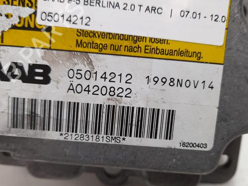 ECU airbags SAAB 9-5 (YS3E) 2.0 t | BP12782667M53 
