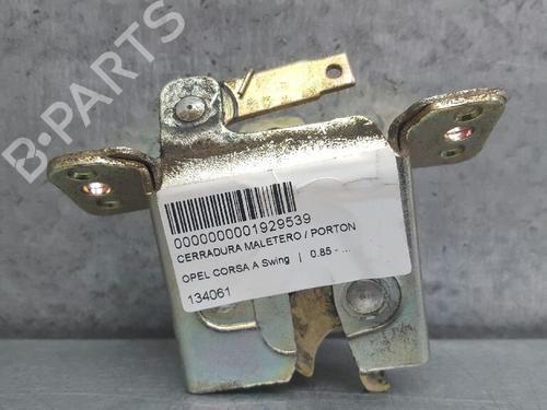 Used Tailgate lock OPEL CORSA A Hatchback (S83) 1.2 S (F08, M08, F68, M68) (55 hp) 12729940