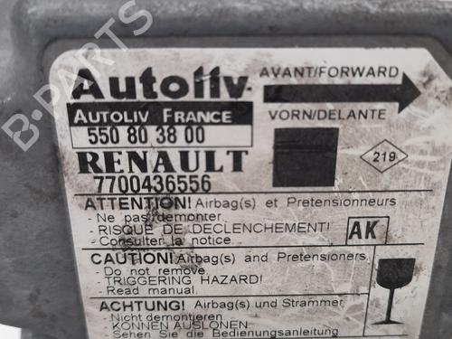 ECU airbags RENAULT SCÉNIC I MPV (JA0/1_, FA0_) 1.6 (JA00, JA16, JA15, JA19, JA1V, JA2B, JA2C, JA0B,... | BP12714354M53 