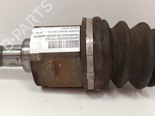 Right front driveshaft HYUNDAI ACCENT III (MC) 1.4 GL | BP13663159M39 