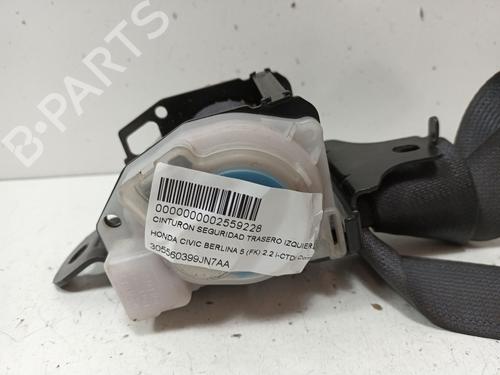 Used Rear left seatbelt HONDA CIVIC VIII Hatchback (FN, FK) 2.2 CTDi (FK3) (140 hp) 14572818