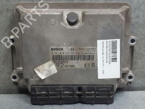 Used Engine control unit (ECU) FIAT STILO (192_) 1.9 JTD (192_XE1A) (115 hp) 12750728