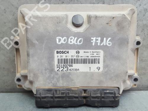Used Engine control unit (ECU) FIAT DOBLO Box Body/MPV (223_) 1.9 JTD (105 hp) 12752771