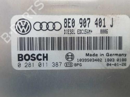 Engine control unit (ECU) AUDI A6 C5 Avant (4B5) 2.5 TDI quattro | BP12729331M57 