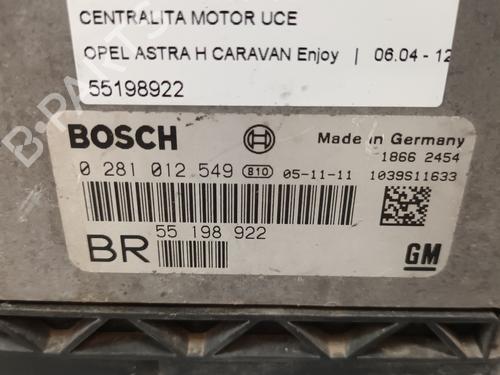 Engine control unit (ECU) OPEL ASTRA H Estate (A04) 1.7 CDTI (L35) | BP15056789M57 