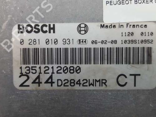 Engine control unit (ECU) PEUGEOT BOXER Van (244) 2.8 HDi | BP12853951M57 
