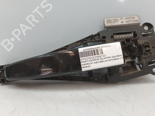 Used Front left exterior door handle CHEVROLET AVEO Hatchback (T300) 1.4 (101 hp) 19019949