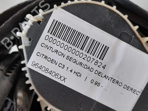Front right seatbelt CITROËN C3 I (FC_, FN_) 1.4 HDi | BP12739418I25 