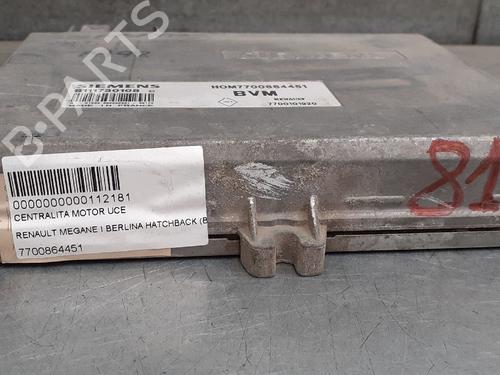 Used Engine control unit (ECU) RENAULT MEGANE I (BA0/1_) 1.4 e (BA0E, BA0V) (75 hp) 12690787