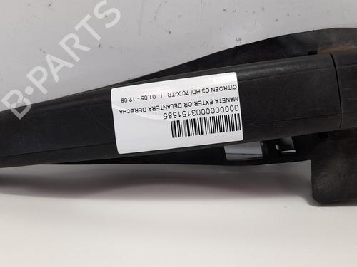 Used Front right exterior door handle CITROËN C3 I (FC_, FN_) 1.4 HDi (68 hp) 12789552