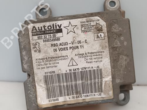 Kollisjonspute styreenhet PEUGEOT 206 Hatchback (2A/C) 1.4 HDi eco 70 (68 hp) 27503611