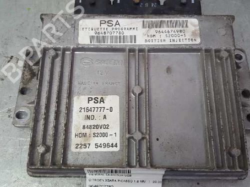 Used Engine control unit (ECU) CITROËN XSARA PICASSO (N68) 1.8 16V (115 hp) 12713085