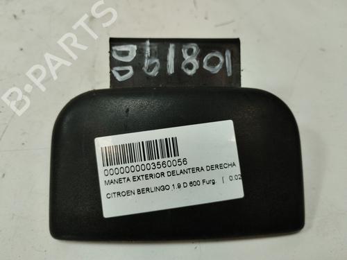Used Front right exterior door handle CITROËN BERLINGO / BERLINGO FIRST MPV (MF_, GJK_, GFK_) 1.9 D (MFWJZ) (70 hp) 14918120