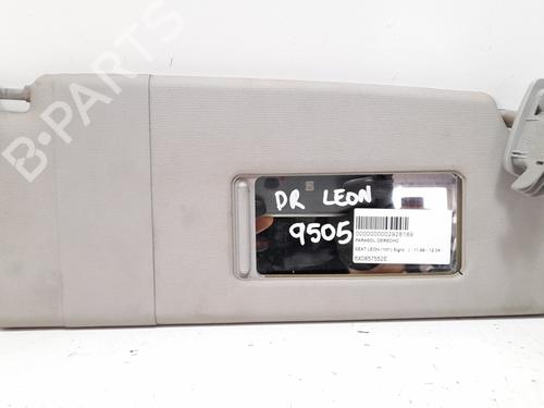 Used Right sun visor SEAT LEON (1M1) 1.9 TDI (90 hp) 12782941