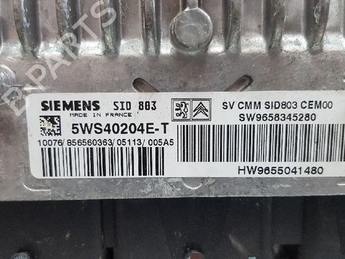 Engine control unit (ECU) PEUGEOT 407 (6D_)  | BP12851411M57 
