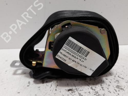 Sikkerhedssele bag højre PEUGEOT 307 (3A/C) 1.6 HDi (90 hp) 12755343