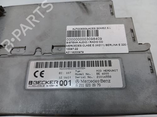 Radio MERCEDES-BENZ E-CLASS (W211) E 220 CDI (211.006) | BP28316747E6 