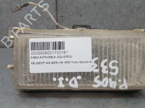 Used Left front fog light PEUGEOT 405 II (4B) 1.9 TD (90 hp) 12717586