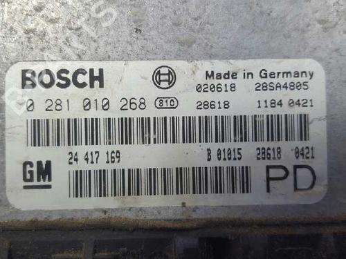 Engine control unit (ECU) OPEL ZAFIRA A MPV (T98) 2.0 DTI 16V (F75) | BP12713000M57 