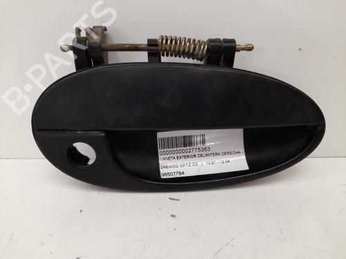 Used Front right exterior door handle DAEWOO MATIZ (M100, M150) 0.8 (52 hp) 12776789