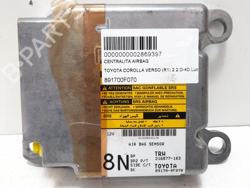 Used ECU airbags TOYOTA COROLLA Verso (ZER_, ZZE12_, R1_) 2.2 D-4D (AUR10_, AUR10R) (136 hp) 12780813