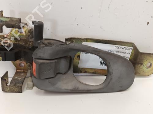 Used Front left interior door handle KIA CARNIVAL I (UP) 2.9 TDi (126 hp) 12731282